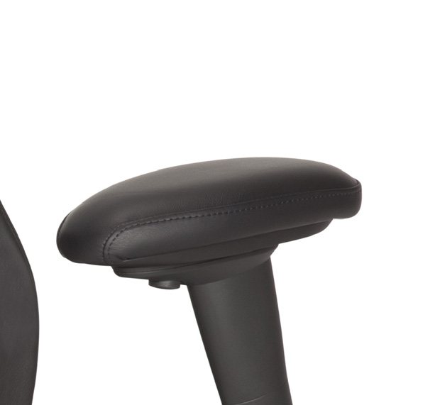 Armrest 8K XL with black leather pad
