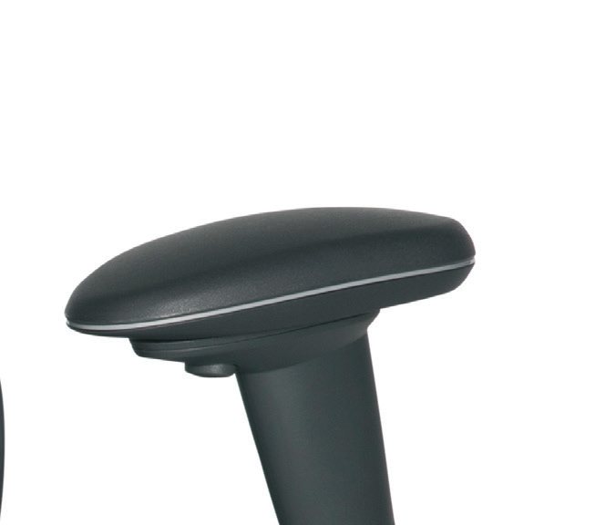 Armrest 8K, adjustable in height and angle
